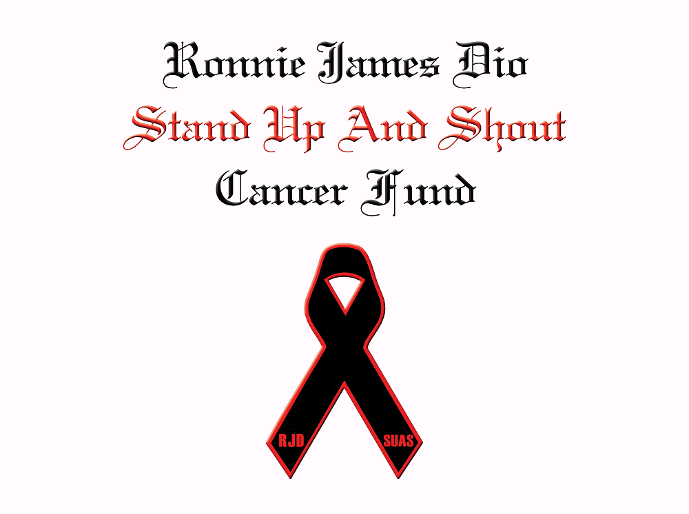 Ronnie James Dio Stand Up and Shout Cancer Fund logo